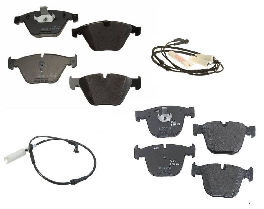 BMW Disc Brakes Kit - Pads Front and Rear